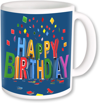 

PhotogiftsIndia happy birthday_13 Ceramic Mug(325 ml), Multicolor