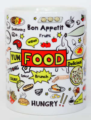 Blitzen 11oz-FW Ceramic Mug(325 ml), White