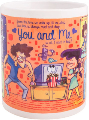 

Chumbak MG212 Ceramic Mug(300 ml, Pack of 150), Multicolor