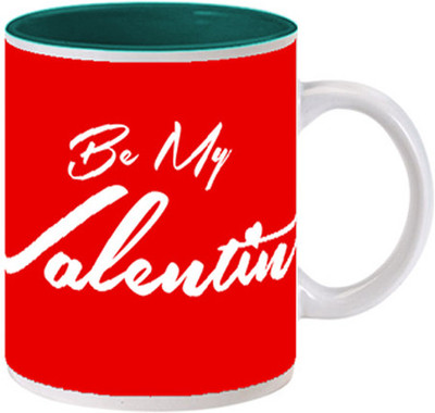 

Allthingscustomized Valentines Day Inside Ceramic Mug, Green