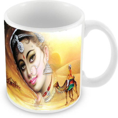 

Sleep Nature's SN-MG-222 Ceramic Mug(350 ml), Multicolor