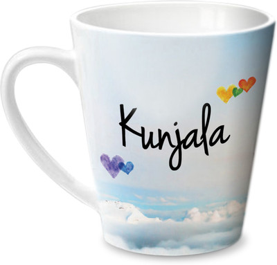 

Hot Muggs Simply Love You Kunjala Conical Ceramic Mug(350 ml)