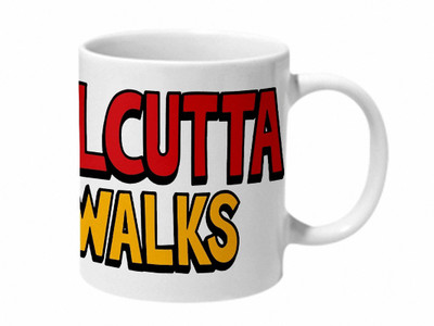 

Mooch Wale Calcutta Walks Ceramic Mug(325 ml), Multicolor