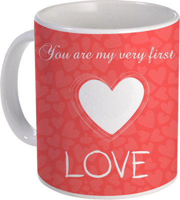 

SKY TRENDS Can't Help Falling in Love mug Best Gift for Valentine's Day, Her, Girlfriend,boy friend,husband, Wife,Birthday, Anniversary,Christmas or Any Holidays Design 110 Ceramic Mug(320 ml), Blue;white
