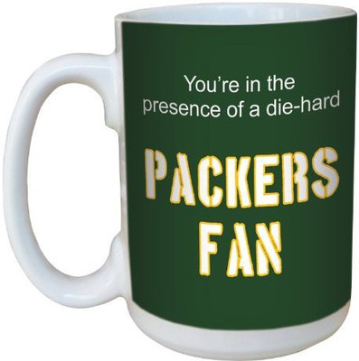

Tree-Free Greetings Greetings lm44118 Packers Football Fan Ceramic with Full-Sized Handle, 15-Ounce Ceramic Mug(60 ml), Multicolor