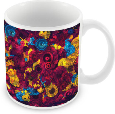 

Sleep Nature's SN-MG-1933 Ceramic Mug(350 ml), Multicolor