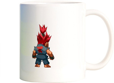 

Rangeele Inkers Akuma Street Fighter Ceramic Mug(300 ml), Multicolor