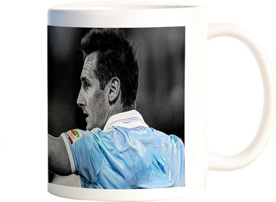 

Rangeele Inkers Miroslav Klose Germany Ceramic Mug(300 ml), Multicolor