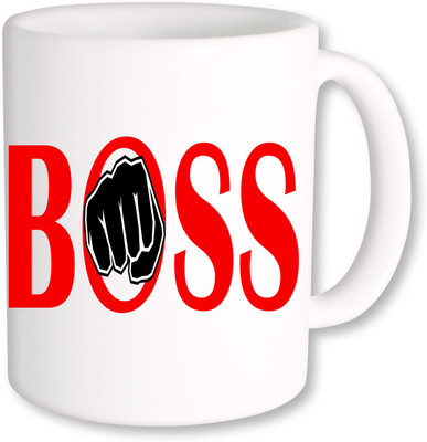 

PhotogiftsIndia Best Gift For Boss 001 Ceramic Mug(350 ml), Multicolor