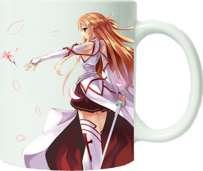 

Maison N Mode Asuna Coffee Ceramic Mug(330 ml), Multicolor