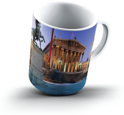

Ucard Parliament Building Vienna Austria2576 Bone China, Ceramic, Porcelain Mug(325 ml)