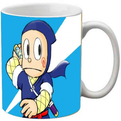 

Maison N Mode Monkey Cartoon Coffee Ceramic Mug(330 ml), Multicolor
