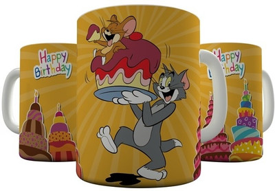 

Shaildha HB_14_27 Ceramic Mug(350 ml), Multicolor