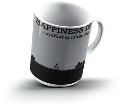

Ucard Happiness Is2327 Bone China, Ceramic, Porcelain Mug(325 ml)