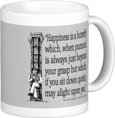 

Exoctic Silver Best Quoted Coffee 00013 Ceramic Mug(300 ml), Multicolor