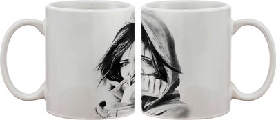 

Artifa Girl In Hood Art Porcelain, Ceramic Mug(350 ml), Multicolor