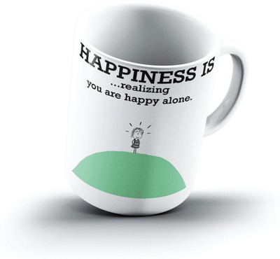

Ucard Happiness Is1152 Bone China, Ceramic, Porcelain Mug(325 ml)