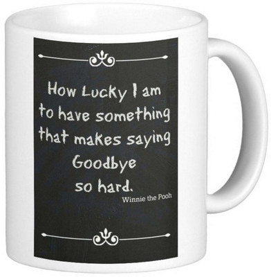 

Exoctic Silver Farewell GoodBye 005 Ceramic Mug(300 ml), Multicolor