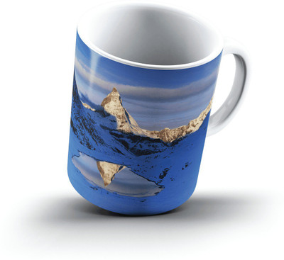 

Ucard Reflected Matterhorn Switzerland2636 Bone China, Ceramic, Porcelain Mug(325 ml), Multicolor