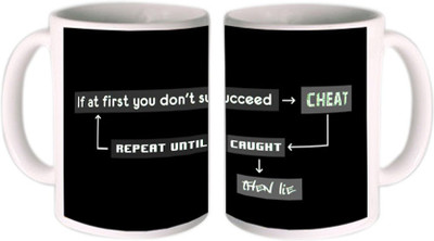 

Shopmillions Cheat Loop Ceramic Mug(300 ml)
