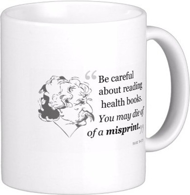 

Exoctic Silver Best Quoted Coffee 00089 Ceramic Mug(300 ml), Multicolor