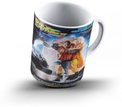 

Ucard Back To Future33 Bone China, Ceramic, Porcelain Mug(325 ml), Multicolor