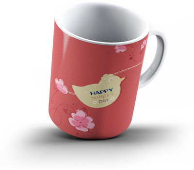 

Ucard Mothers Day442 Bone China, Ceramic, Porcelain Mug(325 ml), Multicolor