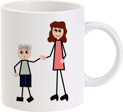 40% OFF on Lolprint Mother Son Ceramic Coffee Mug(325 ml) 40% OFF on Lolprint Mother Son Ceramic Coffee Mug(325 ml)