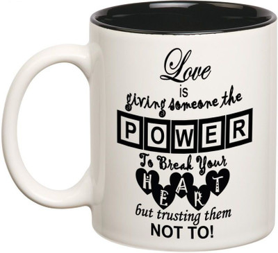 

Prithish Love is ….. Double Color Ceramic Mug(330 ml), Multicolor