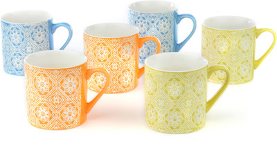 

Buono Casa NBE CM 12 Porcelain(Multicolor, Pack of 6)