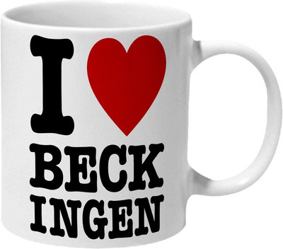 

Mooch Wale I Love Beckingen Ceramic Mug(325 ml), Multicolor