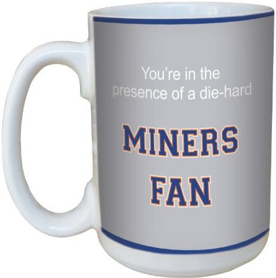 

Tree-Free Greetings Greetings lm44595 Miners College Football Fan Ceramic with Full-Sized Handle, 15-Ounce Ceramic Mug(60 ml), Multicolor