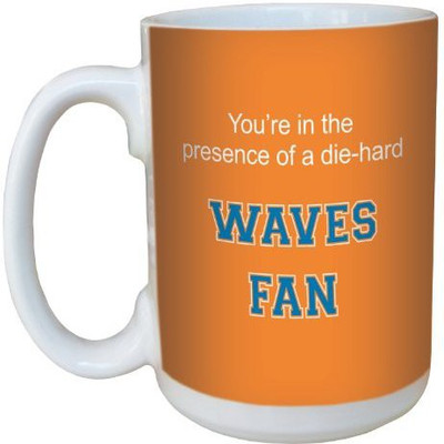 

Tree-Free Greetings Greetings lm44845 Waves College Basketball Ceramic with Full-Sized Handle, 15-Ounce Ceramic Mug(60 ml), Multicolor