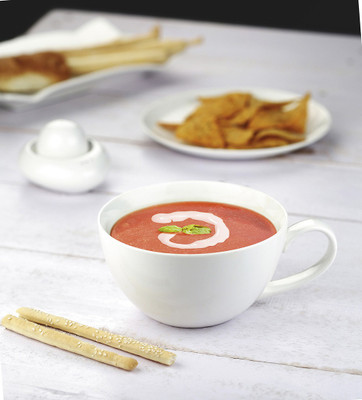 

Sivica Soup Porcelain Mug, White