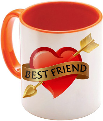 

SKY TRENDS Wonderful & Best Valentine Orange Gift For GirlFriend,Boyfriend,Husband,Wife,Friend Design Cod 143 Ceramic Mug(325 ml)