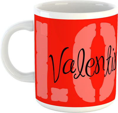 

Deeher Gifts Valentine's day Ceramic Mug(330 ml), Multicolor