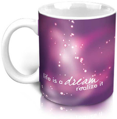15% OFF on Hot Muggs Life is a Dream - Message Ceramic Mug(350 ml) 15% OFF on Hot Muggs Life is a Dream - Message Ceramic Mug(350 ml)