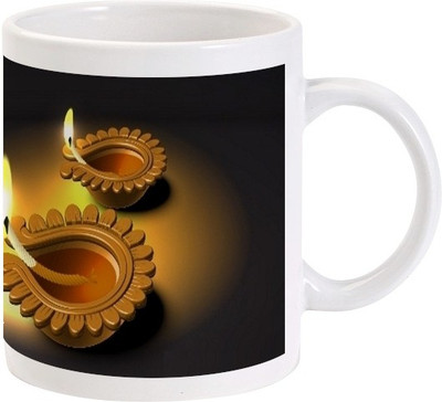 

Lolprint 21 Diwali Ceramic Mug(325 ml)
