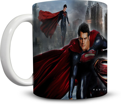

Ackme Design super hero, superman Ceramic Mug(325 ml), Multicolor