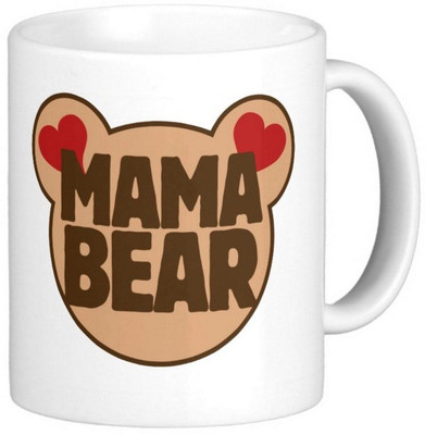 

Exoctic Silver Mom Maa Mother Series 018 Ceramic Mug(300 ml), Multicolor