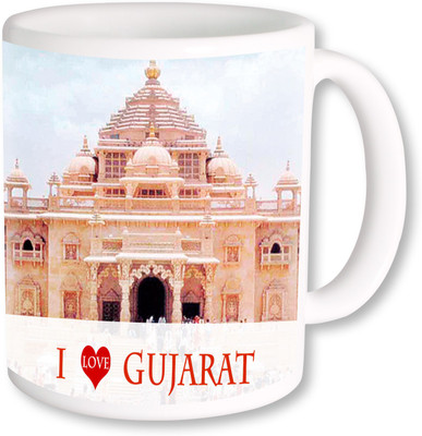 

PhotogiftsIndia I Love Gujarat Ceramic Mug(325 ml)