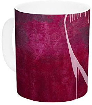 

Kess InHouse InHouse Steve Dix Miss You Ceramic Coffee, 11 oz, Multicolor Ceramic Mug(60 ml)