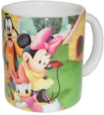

Reddish Coffee & Tea Bone China Mug(450 ml), Multicolor