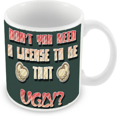 

Sleep Nature's SN-MG-497 Ceramic Mug(350 ml), Multicolor