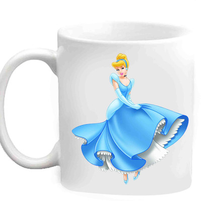 

Raj Laxmi Cute Doll Character White Ceramic Mug(350 ml)