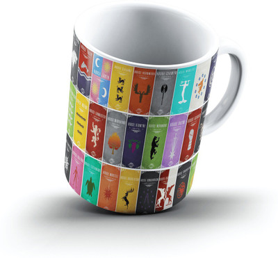 

Ucard Game Of Thrones Sigils1056 Bone China, Ceramic, Porcelain Mug(325 ml), Multicolor