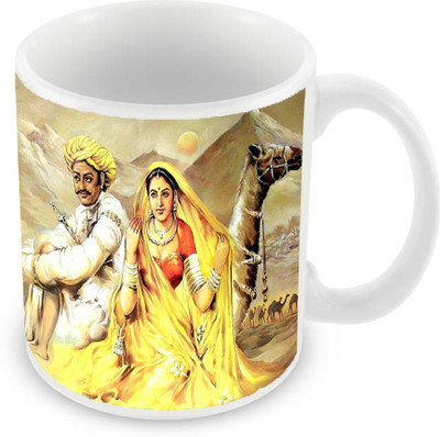 

Sleep Nature's SN-MG-1594 Ceramic Mug(350 ml), Yellow