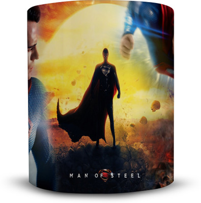 

Ackme Design super hero, superman, Clark Ceramic Mug(325 ml), Multicolor