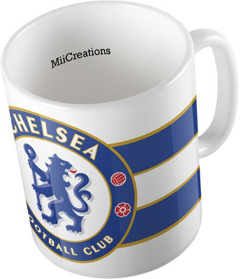 

MiiCreations Printed ,Chelsea Football Club Ceramic Mug(325 ml), Multicolor