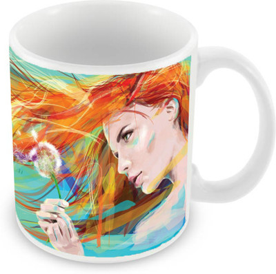

Sleep Nature's SN-MG-1640 Ceramic Mug(350 ml), Multicolor